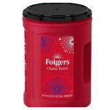 1 LOT (8) FOLGERS CLASSIC ROAST GROUND COFFEE, 43.