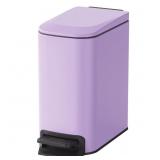 CESUN SMALL BATHROOM TRASH CAN WITH LID SOFT CLOSE