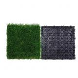 ARTIFICIAL GRASS TILES TURF DECK SET 12 IN. X 12 I