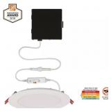 1 LOT (3) ULTRA SLIM 6 IN. COLOR SELECTABLE NEW CO