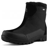 MYSOFT MENS WINTER SNOW BOOTS WATERPROOF INSULATED
