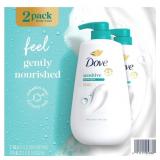 DOVE SENSITIVE SKIN BODY WASH WITH PUMP, 30.6 FL.