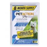 PETACTION PRO FOR DOGS, 8 DOSES, CHOOSE SIZE