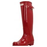$143 HUNTER WOMENS ORIGINAL TALL GLOSS WATERPROOF