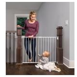 REGALO TOP OF STAIR BABY GATE IN WHITE