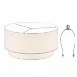 16.5 X 16.5 X 8. 5" H PREMIUM DOUBLE DRUM LINEN OF