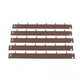 39 IN. X 3 IN. X 0.071 IN. BROWN STEEL LANDSCAPE E