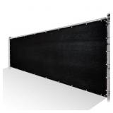 1 LOT OF 2-6 FT. X 4 FT. BLACK PRIVACY FENCE SCREE