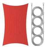 10 FT. X 20 FT. RECTANGLE SUN SHADE SAIL WITH ROPE