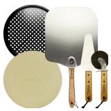 PIZZA GRILLING AND CUTTING KIT (5 PIECE)