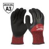 1 LOT (7) X-LARGE RED LATEX LEVEL 3 CUT RESISTANT