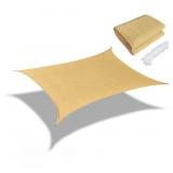 8 FT. X 8 FT. HDPE SUN SHADE SAIL RECTANGLE CANOPY
