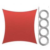 10 FT. X 10 FT. SQUARE SUN SHADE SAIL WITH ROPE-RE
