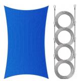 10 FT. X 20 FT. RECTANGLE SUN SHADE SAIL WITH ROPE