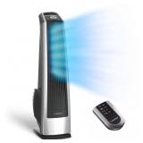 HIGH VELOCITY 35 IN. 3 SPEED GRAY OSCILLATING TOWE