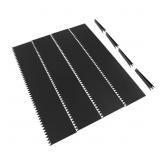 40 IN. X 8 IN. BLACK METAL GARDEN EDGING LANDSCAPE