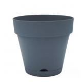 1 LOT OF (4) H VIVIENNE MEDIUM BLUE PLASTIC ROUND