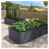 $116 VEIKOUS 8 FT. X 4 FT. X 2 FT. GALVANIZED STEE