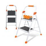 2 STEP LADDER, STEP STOOL FOR ADULTS STEP STOOL FO