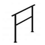 36 IN. H X 3.3 FT. W BLACK IRON RAIL KIT HANDRAILS