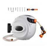 RETRACTABLE HOSE REEL FEATURES A 5/8 IN. DIA X 65