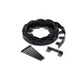 VIGORO 20 FT. X 2.25 IN. BLACK SCALLOPED POLYETHYL