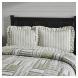 FINDERS KEEPERS SOFT WHITE KHAKI FARMHOUSE RUFFLED