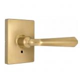 WILSHIRE BRUSHED GOLD BED/BATH PRIVACY DOOR LEVER