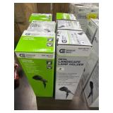 1 LOT OF (6) ASSORTED LAMP HOLDERS