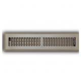 2 IN. X 14 IN. 2-WAY STEEL FLOOR REGISTER IN BROWN