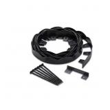 VIGORO 20 FT. X 2.25 IN. BLACK SCALLOPED POLYETHYL