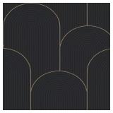 $136 LANCET BLACK AND GOLD WALLPAPER
