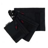 1 LOT OF 2-ASSORTED SIZE PARTS ORGANIZER POUCH BAG