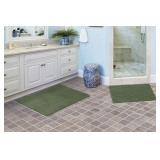 GARLAND RUG SHERIDAN 34-IN X 21-IN DEEP FERN NYLON