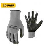NITRILE DIP GLOVES (10-PACK)
