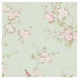 RACHEL ASHWELL BIRD CHINOISERIE GREEN WALLPAPER