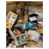 GAYLORD OF MIXED ITEMS (HOSE, HALL/CLOSET DOOR LEV