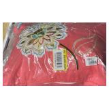SOPHIA EMBROIDERED FLOWER DECORATIVE PILLOW - LEVT