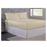 BED TITE MICROFIBER 4-PIECE IVORY SOLID 200 THREAD