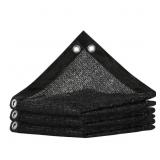 1 LOT OF 2-8 FT. X 10 FT. 70% BLACK SHADE CLOTH