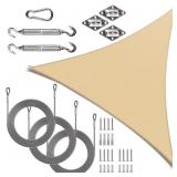 8 FT. X 8 FT. X 8 FT. TRIANGLE SUN SHADE SAIL WITH