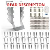 2X6 JOIST HANGERS WITH SCREWS 20-GAUGE GALVANIZED