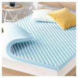 3 IN. TWIN COOLING GEL EGG CRATE MEMORY FOAM MATTR