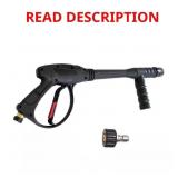 SPRAY GUN WITH SIDE ASSIST HANDLE, M22 CONNECTIONS
