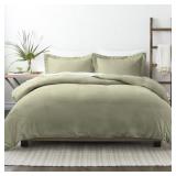 PERFORMANCE SAGE KING 3-PIECE DUVET COVER SET