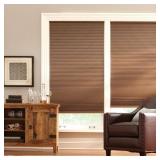 MOCHA 9/16 IN. CORDLESS BLACKOUT FABRIC CELLULAR S