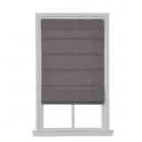 CORDLESS BLACKOUT FABRIC ROMAN SHADE 34X64 LIGHT G