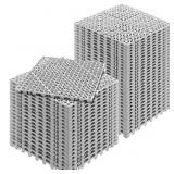 $109 INTERLOCKING DRAINAGE MAT TILE GRAY 12 IN. X