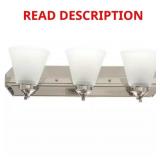 TAVISH 24 IN. 3-LIGHT BRUSHED NICKEL CLASSIC VANIT