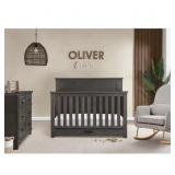 $412 SIMMONS KIDS CADEN 6-IN-1 CONVERTIBLE CRIB WI